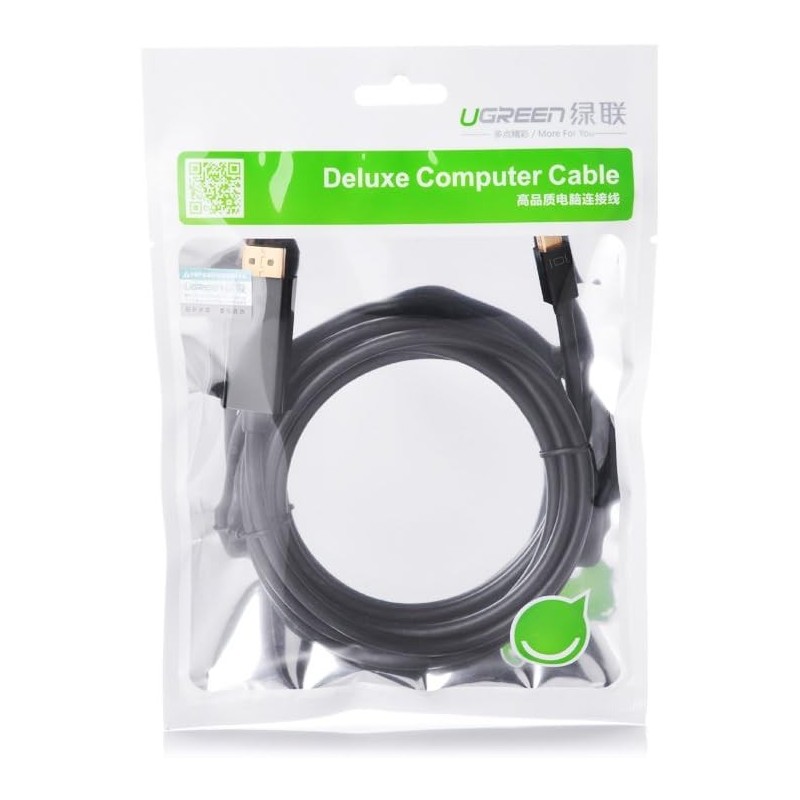 UGREEN Mini DP Male to HDMI Cable 4K (Black) - MD101 - 20848
