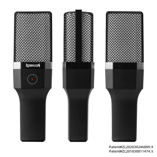 Redragon Adne GM212 Streaming Microphone – USB High-Quality Mic for Gaming & Content Creation