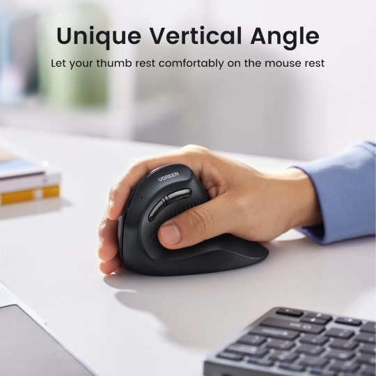UGREEN Vertical Mouse Wireless Ergonomic Mouse - MU008 - 25444 - 45759