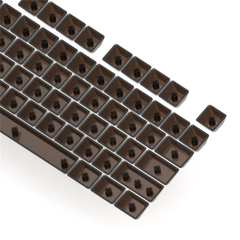 Redragon A138 Transparent Black Keycaps – 117-Key Mechanical Keyboard Upgrade