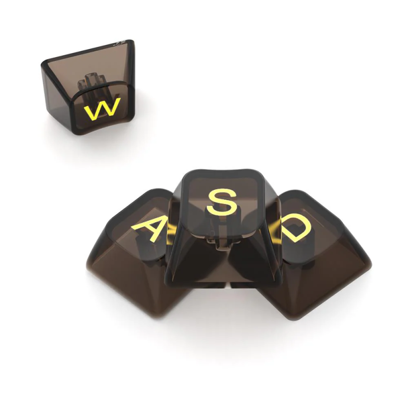 Redragon A138 Transparent Black Keycaps – 117-Key Mechanical Keyboard Upgrade