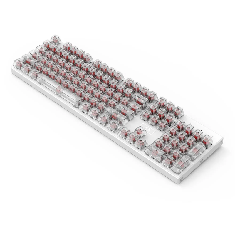Redragon A137 Transparent Keycaps – 117-Key Mechanical Keyboard Upgrade