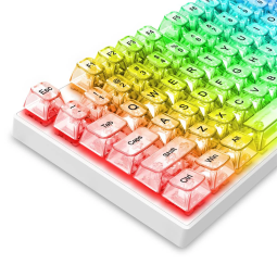 Redragon A137 Transparent Keycaps – 117-Key Mechanical Keyboard Upgrade