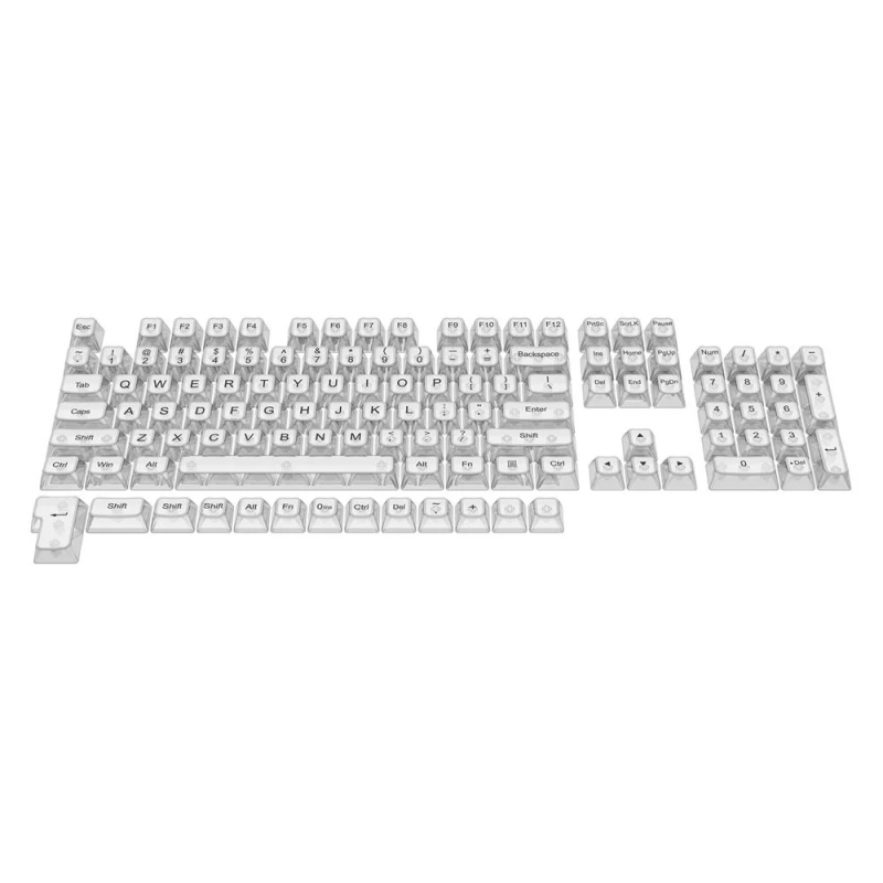 Redragon A137 Transparent Keycaps – 117-Key Mechanical Keyboard Upgrade