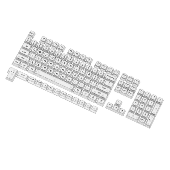 Redragon A137 Transparent Keycaps – 117-Key Mechanical Keyboard Upgrade