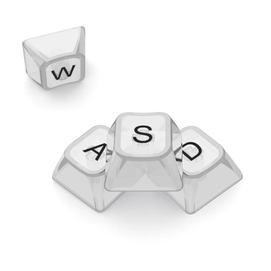 Redragon A137 Transparent Keycaps – 117-Key Mechanical Keyboard Upgrade