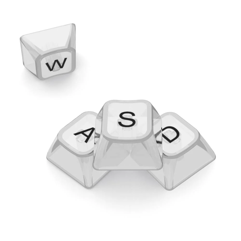 Redragon A137 Transparent Keycaps – 117-Key Mechanical Keyboard Upgrade