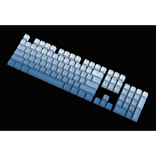 Redragon A134 Gradient Ombre Blue Keycaps – 104-Key Mechanical Keyboard Upgrade