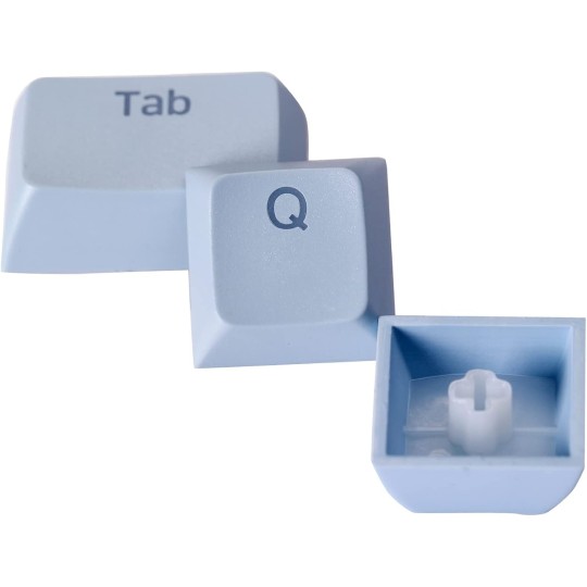 Redragon A134 Gradient Ombre Blue Keycaps – 104-Key Mechanical Keyboard Upgrade