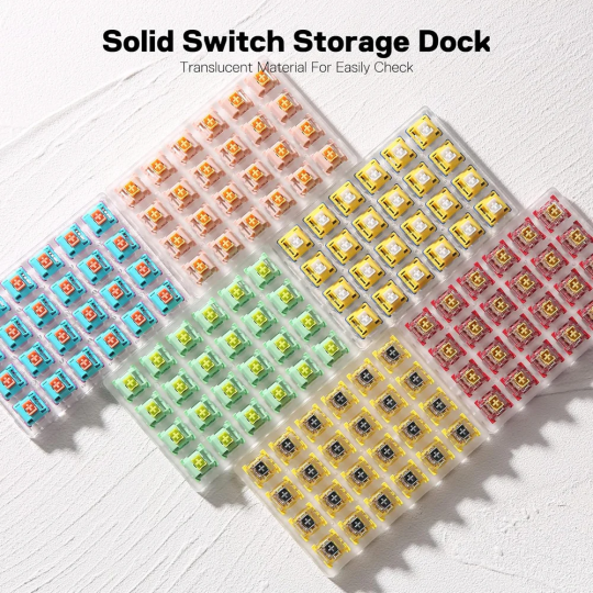 Redragon A113 Bullet-QT – Soft Tactile Mechanical Switches for Keyboards