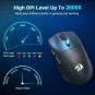 Redragon M815 Pro 3-Mode Wireless Gaming Mouse – High Precision & Ergonomic Design