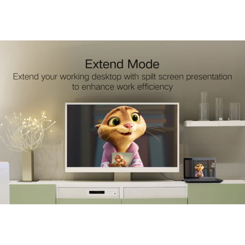 UGREEN Mini DP to DP Cable 1.5m (Black) - MD105 - 10477