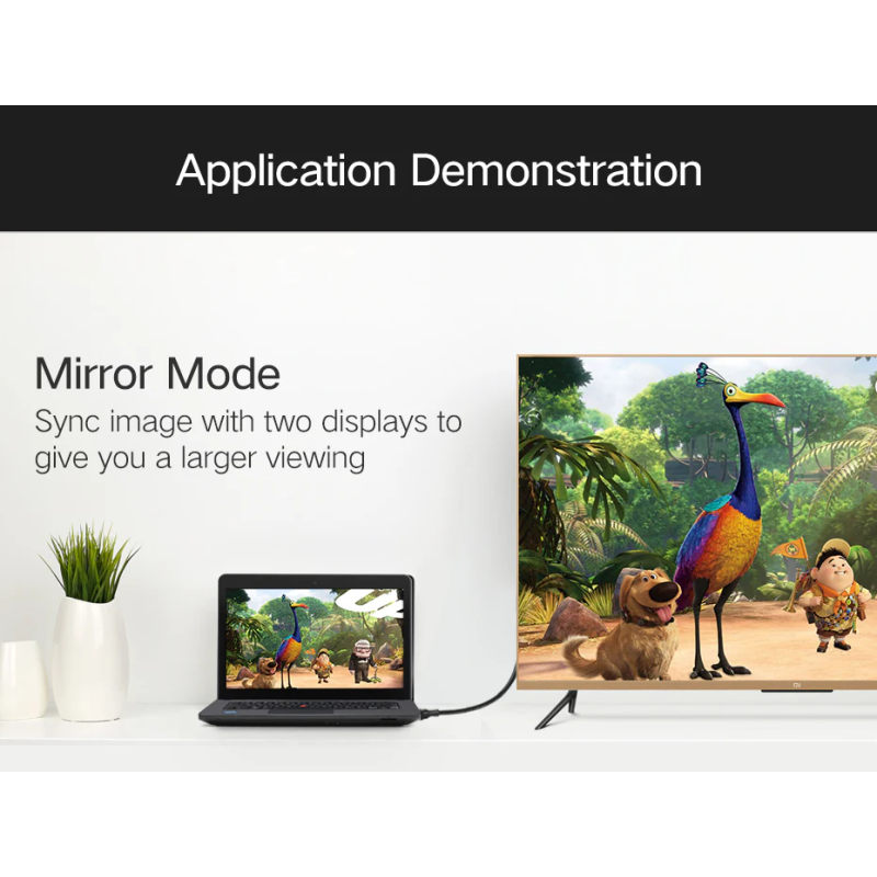 UGREEN Mini DP to DP Cable 1.5m (Black) - MD105 - 10477