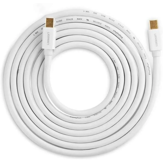 UGREEN Mini DP Male to Male Cable 2m (White) - MD111 - 10429