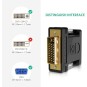 UGREEN DVI-I (24+5) Male to VGA Female Converter (Black) - 20122