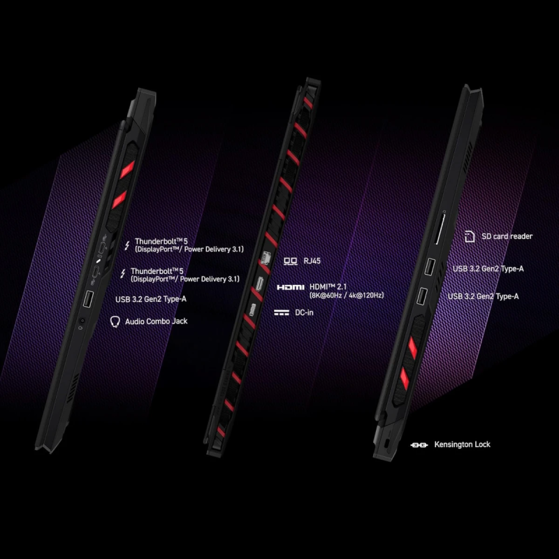 MSI Vector 18 HX AI (2025) Laptop – Intel Core Ultra 9 275HX, RTX 5090 24GB DDR7, 2.5K 240Hz IPS Display Cosmos Gray