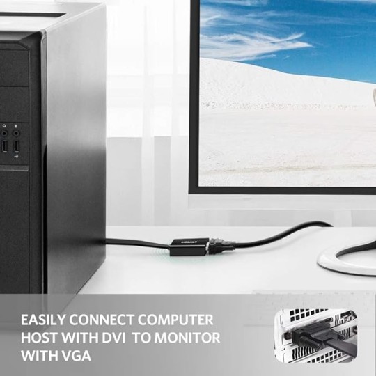 UGREEN DVI-D to VGA Active Converter Flat Cable - MM108 - 40259
