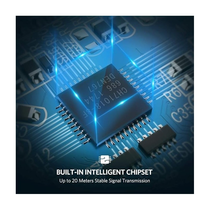 UGREEN DVI-D to VGA Active Converter Flat Cable - MM108 - 40259