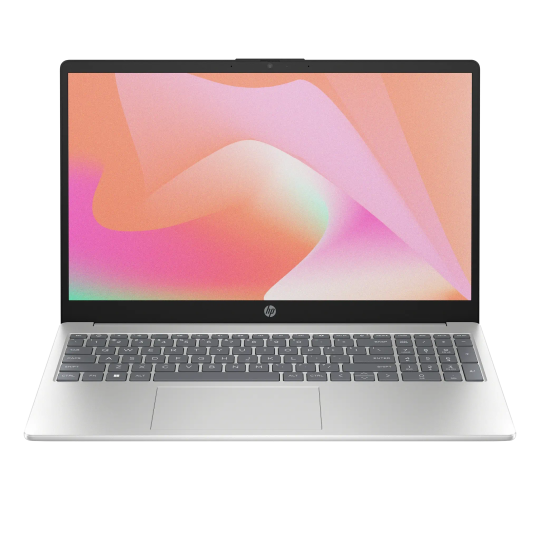 HP Laptop 15-FD0269NE (2024) – 13th Gen Intel Core i3, Slim Silver, Backlit Keyboard + HP Z3700 Mouse & Backpack