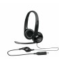 Logitech H390 Wired Headset w/ Noise-Cancelling Microphone USB In-Line Controls PC/Mac/Laptop - Black