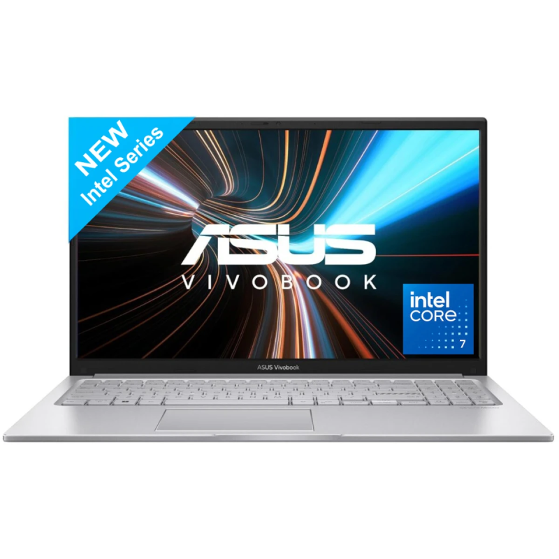 ASUS Vivobook 15 X1504 (2025) – Intel Core 7 10-Core, Fast Charge, Military-Grade, Cool Silver (Customized)