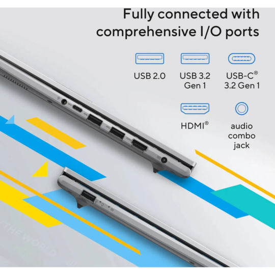 ASUS Vivobook 15 X1504 (2025) – Intel Core 7 10-Core, Fast Charge, Military-Grade, Cool Silver (Customized)