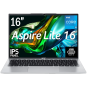Acer Aspire Lite 16 AL16-52P (2024) – 13th Gen Intel Core i5 10-Core, DDR5, 16" IPS FHD+ Display, USB-C Charging, Silver