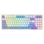 Redragon Gloria Pro K664WBP RGB Wireless & Wired Mechanical Gaming Keyboard – White