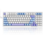 Redragon Gloria Pro K664WBP RGB Wireless & Wired Mechanical Gaming Keyboard – White