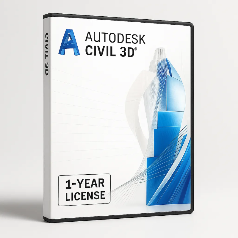 Autodesk Civil 3D – Advanced Civil Engineering Design, BIM & Infrastructure Modeling Software for Professionals (1-Year License)
