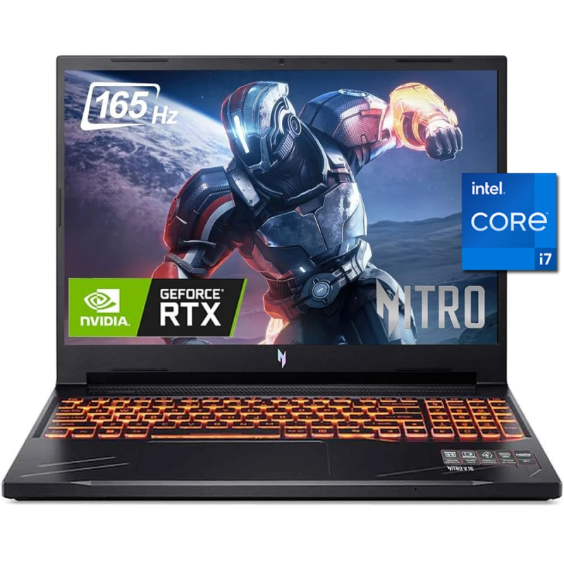 Acer Nitro V16 (2024) Gaming Laptop | Intel Core i7-14650HX | RTX 4060 8GB | 16” 165Hz IPS Display | DDR5 Memory