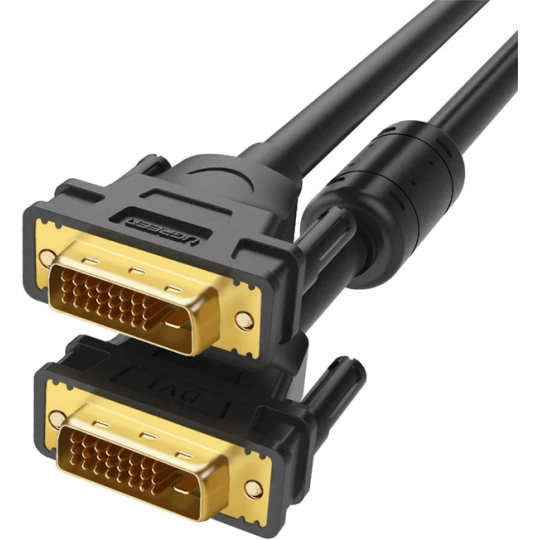 UGREEN DVI (24+1) Male to Male Cable Gold Plated(Black) - DV101 - 11606