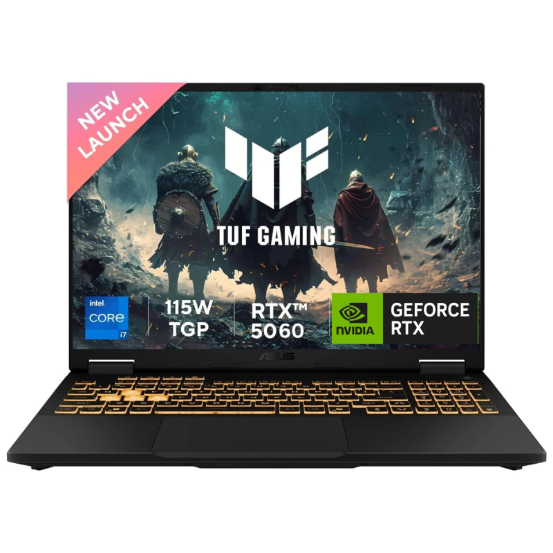 ASUS TUF Gaming F16 2025 Laptop | Intel Core i7-14650HX | RTX 5060 8GB DDR7 | 16-Core | 165Hz IPS Display – Jaeger Gray