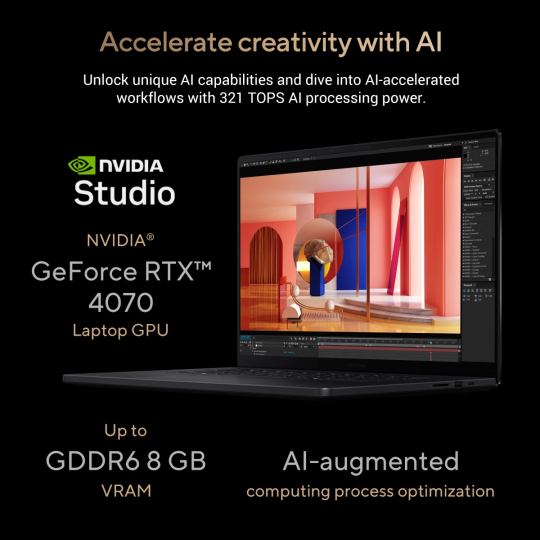 ASUS ProArt P16 (2025) | AMD Ryzen AI 9 HX 370 | RTX 5070 8GB DDR6 | 16” 4K OLED Touch Laptop – Studio & Military Grade