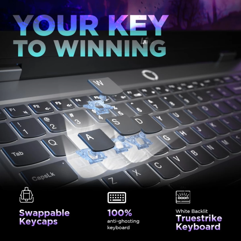 Lenovo LOQ Gaming Laptop (2025) Luna Grey | Intel Core i7-13650HX | RTX 5060 8GB DDR7 | 15.6” IPS 144Hz Display + AI Engine