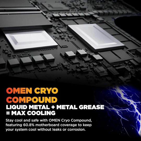 HP OMEN MAX 16 (2025) Gaming Laptop – Intel Core Ultra 9 Gen 2 275HX, RTX 5080 16GB, 16″ 2.5K 240Hz IPS, Shadow Black