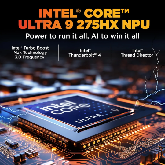 HP OMEN MAX 16 (2025) Gaming Laptop – Intel Core Ultra 9 Gen 2 275HX, RTX 5080 16GB, 16″ 2.5K 240Hz IPS, Shadow Black