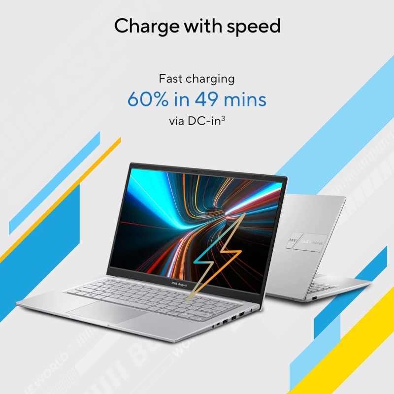 ASUS Vivobook 15 (2025) Intel Core 5 10-Core | Fast Charge | Military-Grade | Better Sound Laptop – Cool Silver