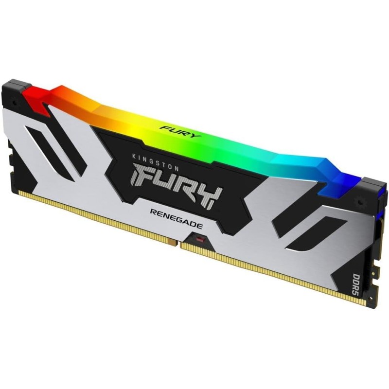 Kingston FURY Renegade RGB 48GB DDR5 6000MHz Desktop Memory – XMP 3.0 Overclocking RAM with Infrared Sync Lighting & Stability