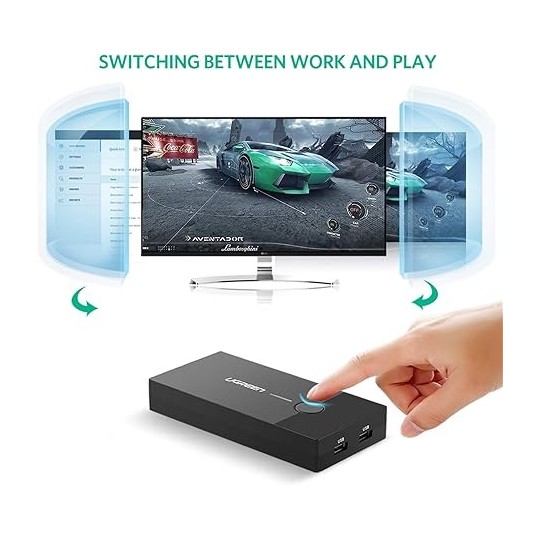 UGREEN VGA 2*1 KVM Switcher - CM595 - 30357