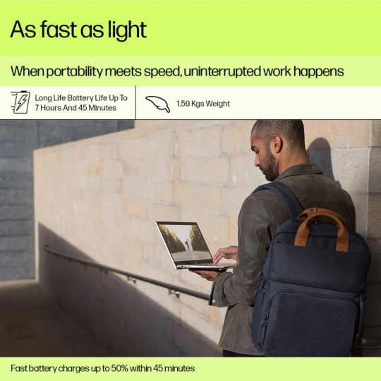 HP Laptop 15-fd0242ne 2025 | Intel Core 5 10-Core | Slim Backlit Design | Silver | HP Backpack & Z3700 Mouse Bundle