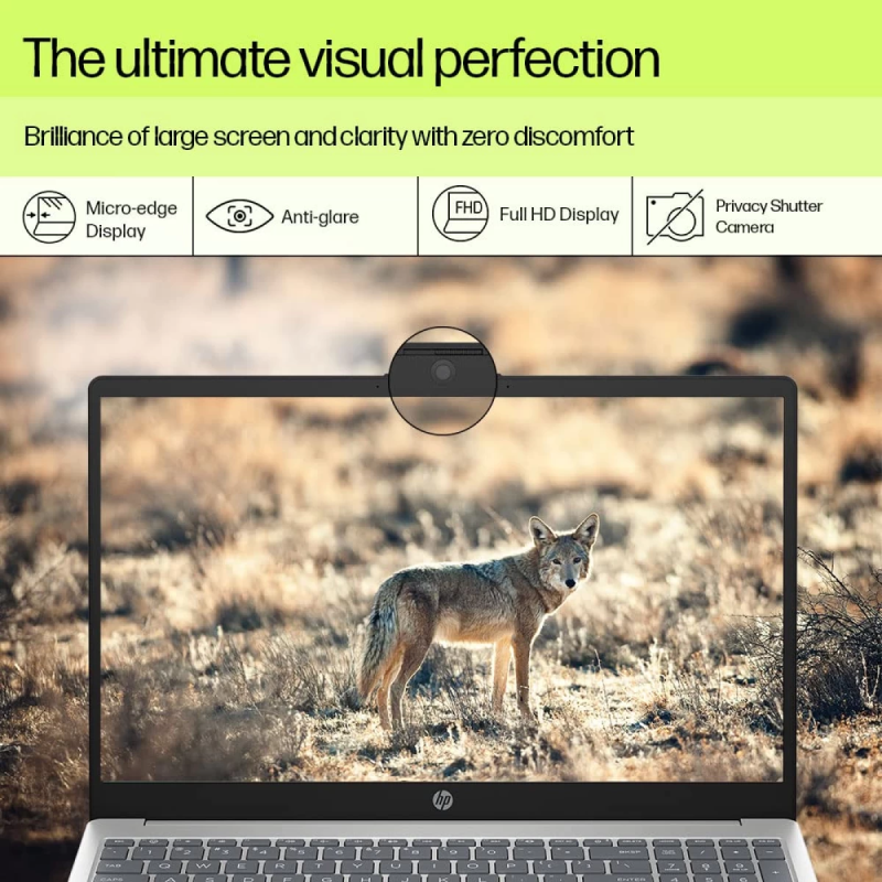 HP Laptop 15-fd0242ne 2025 | Intel Core 5 10-Core | Slim Backlit Design | Silver | HP Backpack & Z3700 Mouse Bundle