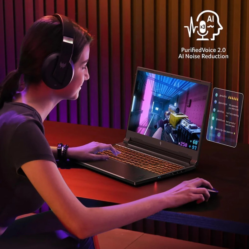 Acer Nitro V 16 (2024) Gaming Laptop – Intel Core i7-14650HX, RTX 4060 8GB, 16" 165Hz IPS Display, 16-Core Power