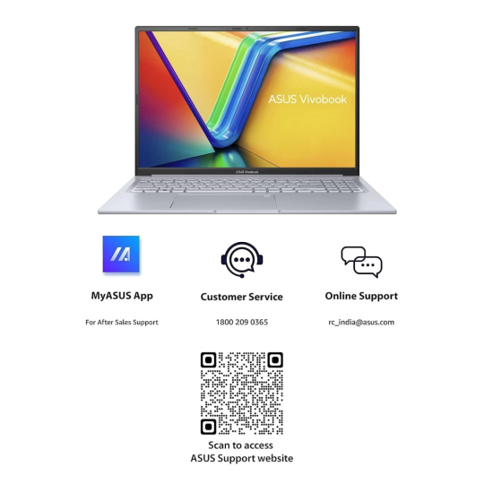 ASUS Vivobook 16X 2023 Laptop | Intel Core i7-13620H 13th Gen | RTX 3050 4GB | 16” 144Hz IPS Display | Cool Silver