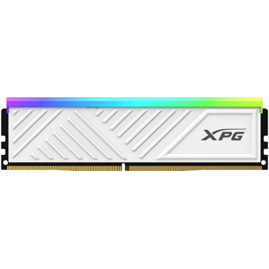 ADATA XPG SPECTRIX D35G 8GB DDR4 3600MHz RGB Desktop Memory – CL18, Intel XMP 2.0, 1.35V, White