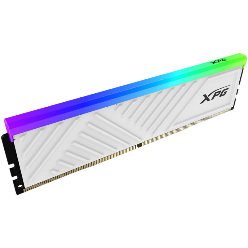 ADATA XPG SPECTRIX D35G 8GB DDR4 3600MHz RGB Desktop Memory – CL18, Intel XMP 2.0, 1.35V, White