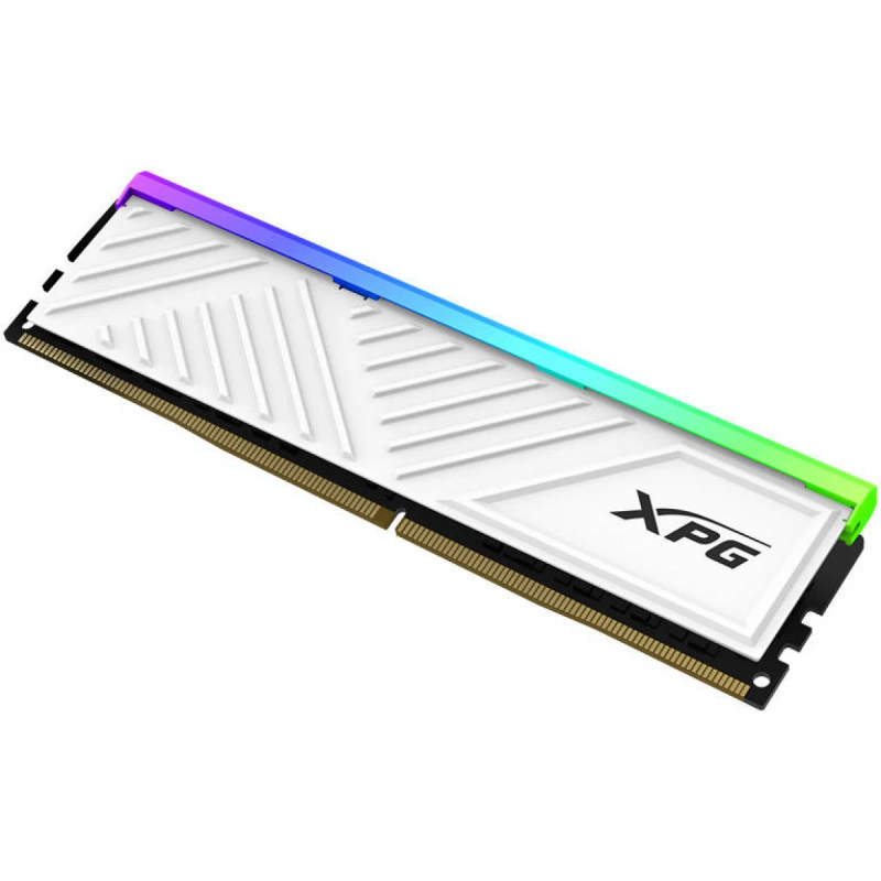 ADATA XPG SPECTRIX D35G 8GB DDR4 3600MHz RGB Desktop Memory – CL18, Intel XMP 2.0, 1.35V, White