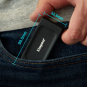Kingston XS1000 1TB High Performance Pocket-Sized External SSD USB C w/ USB-C to USB-A Cable