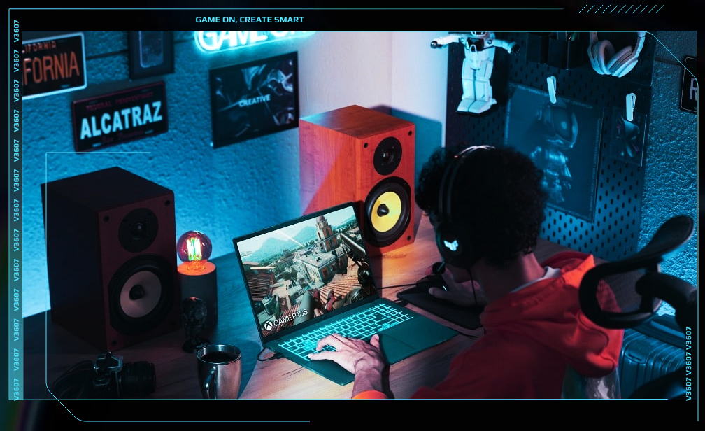 ASUS V16 internal performance illustration